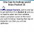 Lexisgoo English Dictionary for Pocket PC